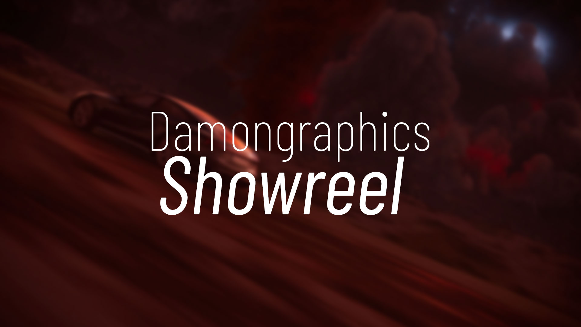 Damongraphics Showreel mit Film, 3D und VFX